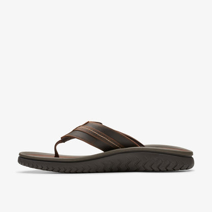 Clarks Men Wesley Sun Beeswax Leather