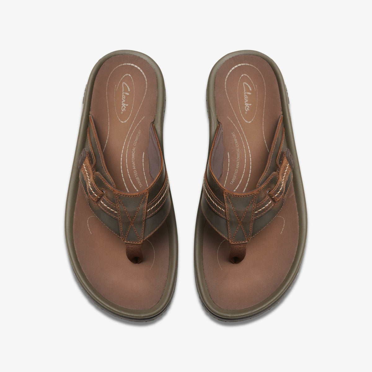 Clarks Men Wesley Sun Beeswax Leather