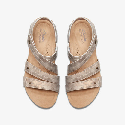 Clarks Women Calenne Clara Bronze Metallic