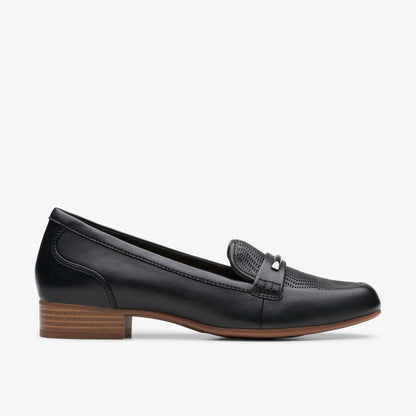 Clarks Women Juliet Aster Black Leather