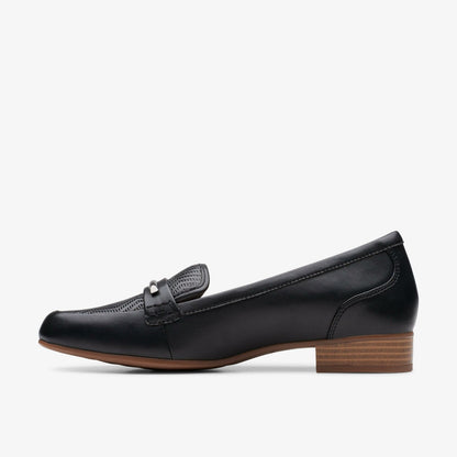Clarks Women Juliet Aster Black Leather