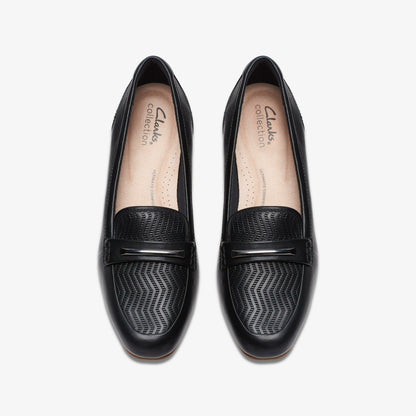 Clarks Women Juliet Aster Black Leather