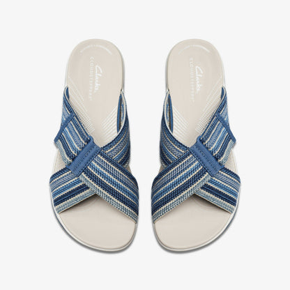 Clarks Women Arla Wave Blue Combination