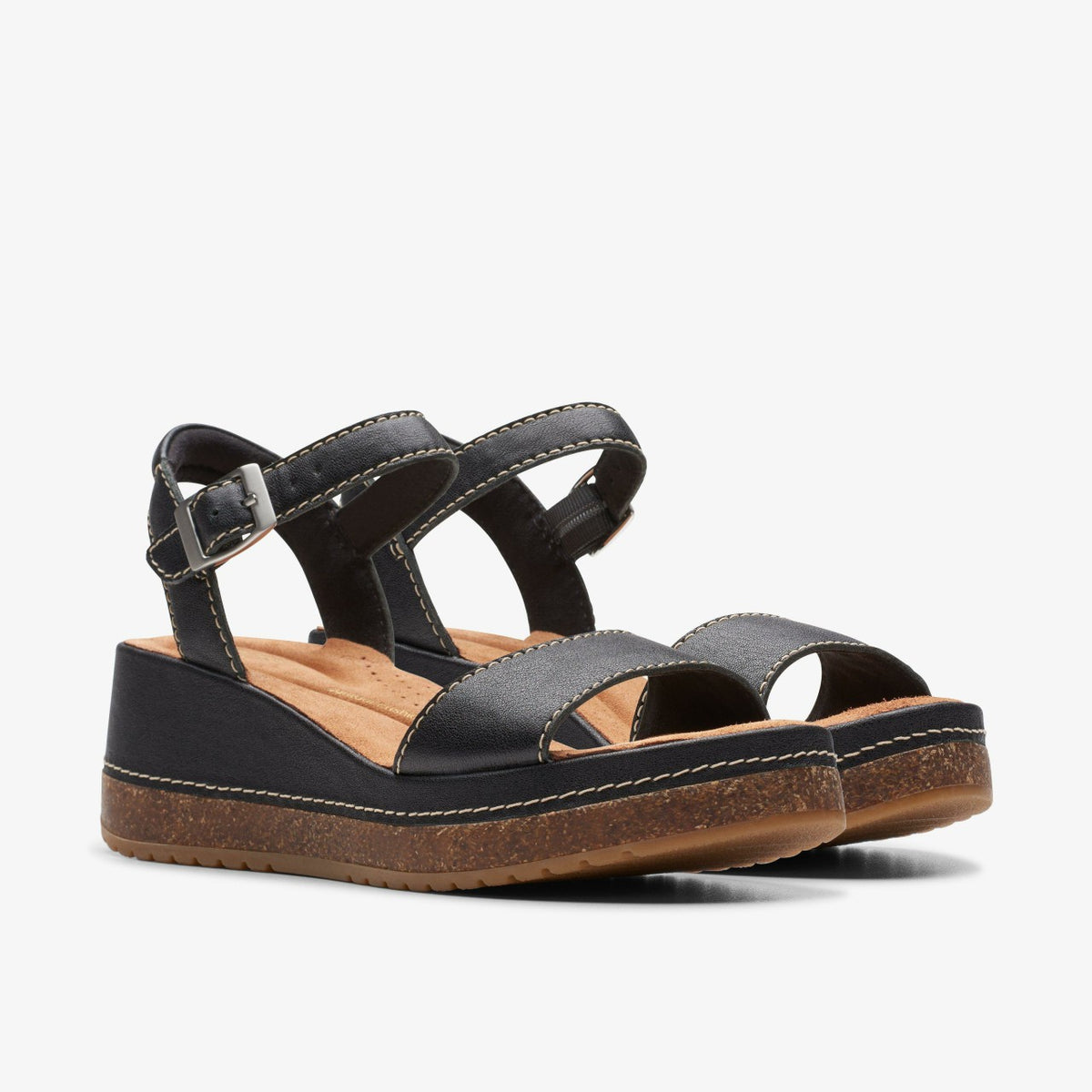 Clarks Women Kassanda Lily Black Leather