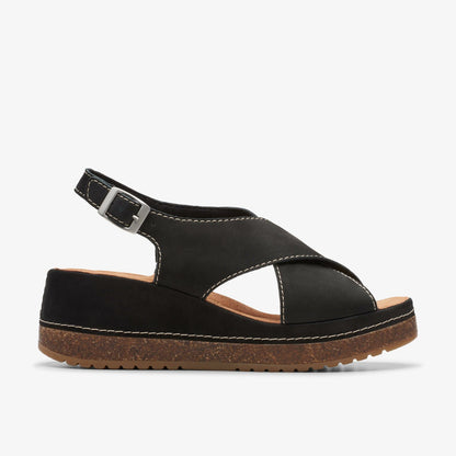 Clarks Women Kassanda Step Black Nubuck