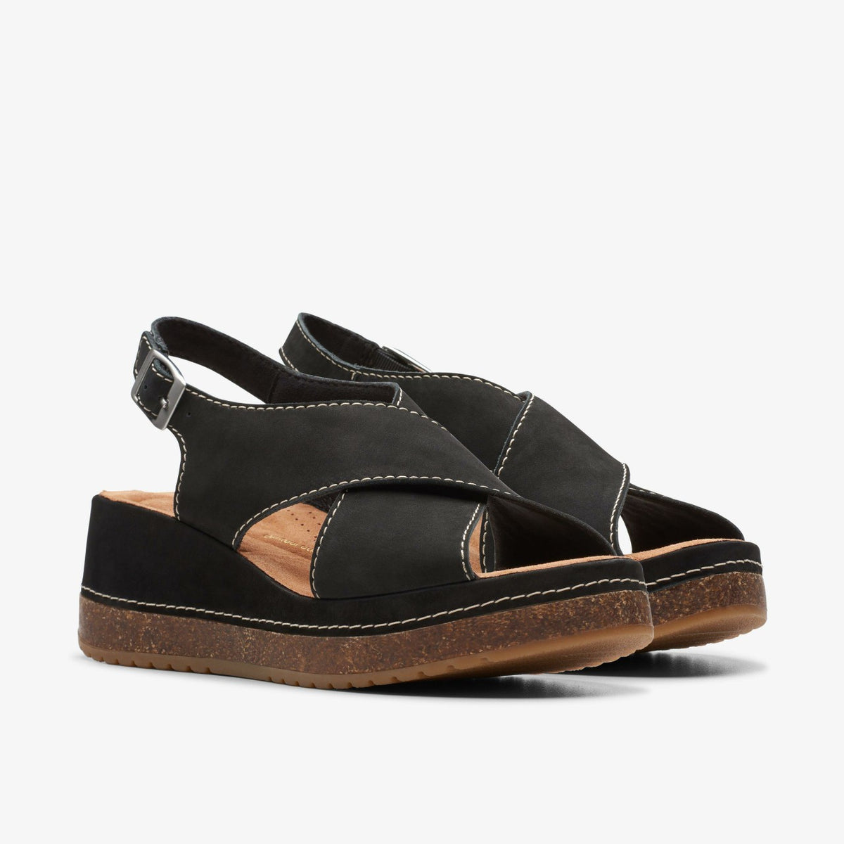 Clarks Women Kassanda Step Black Nubuck