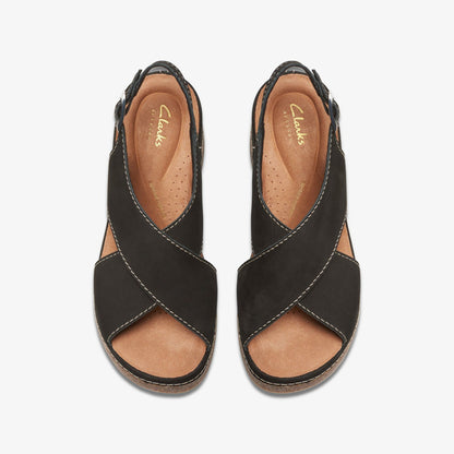 Clarks Women Kassanda Step Black Nubuck