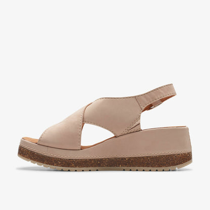 Clarks Women Kassanda Step Sand Nubuck
