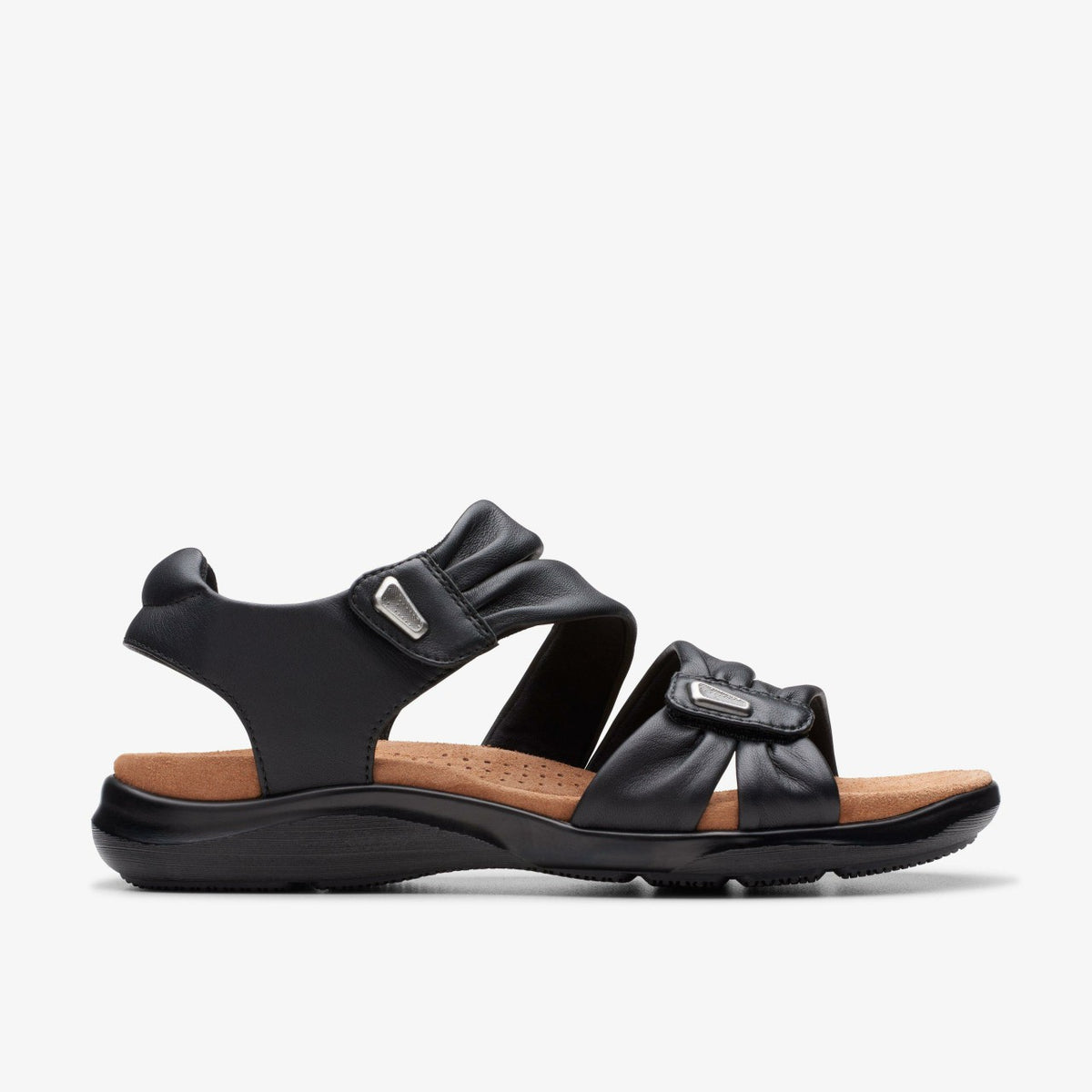 Clarks Women Kitly Ave Black Leather