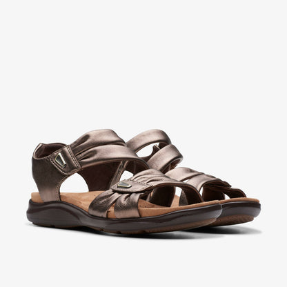 Clarks Women Kitly Ave Bronze Leather
