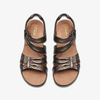 Clarks Women Kitly Ave Bronze Leather