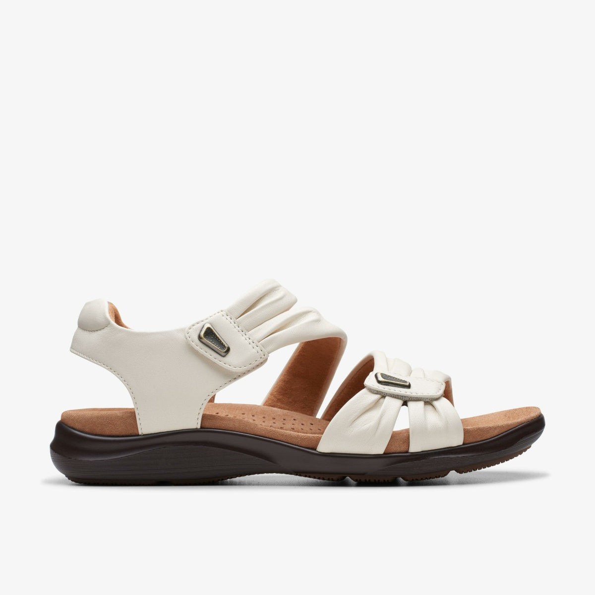Clarks Women Kitly Ave Off White Leather