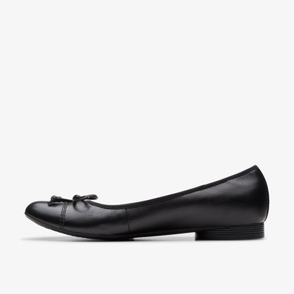Clarks Women Loreleigh Rae Black Leather