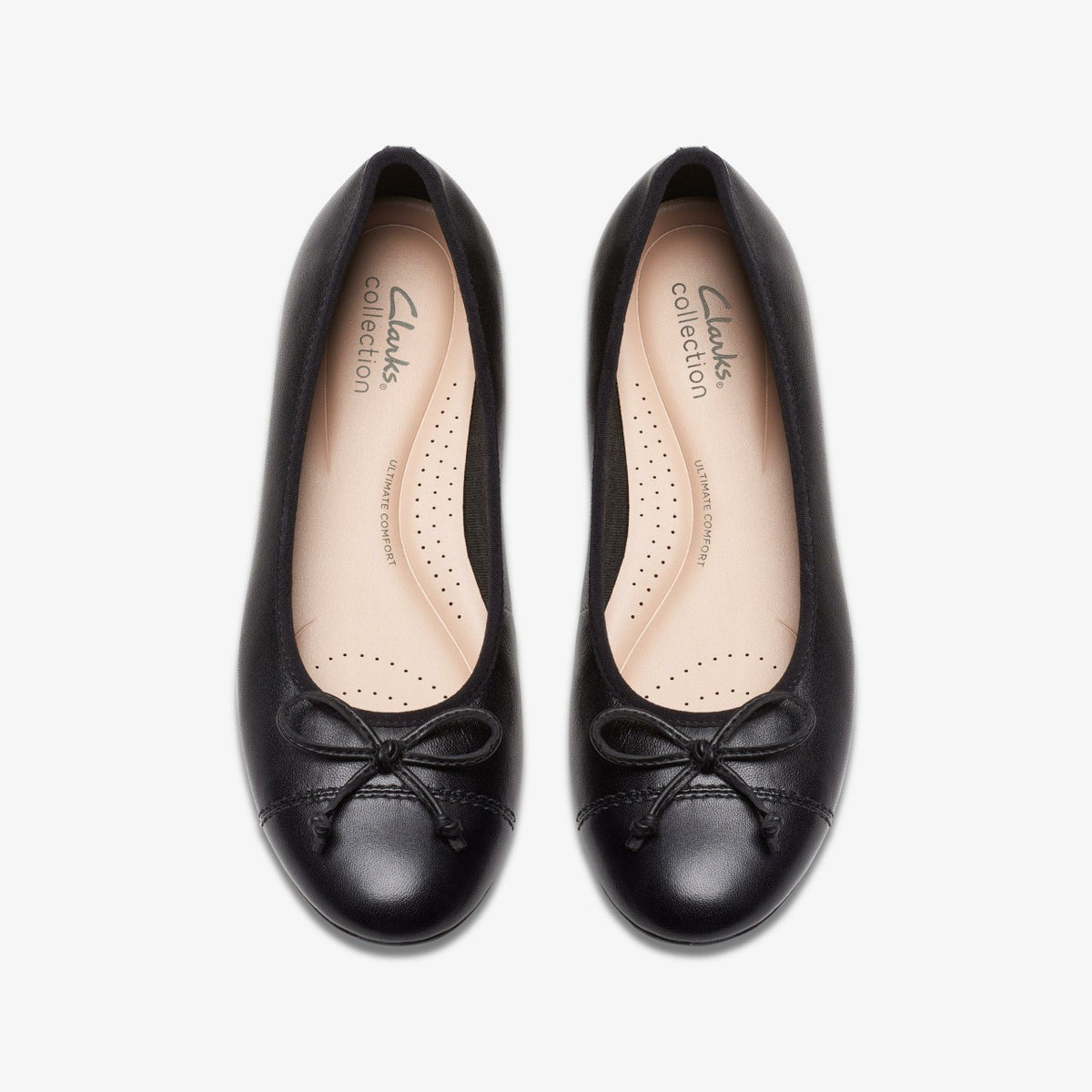 Clarks Women Loreleigh Rae Black Leather