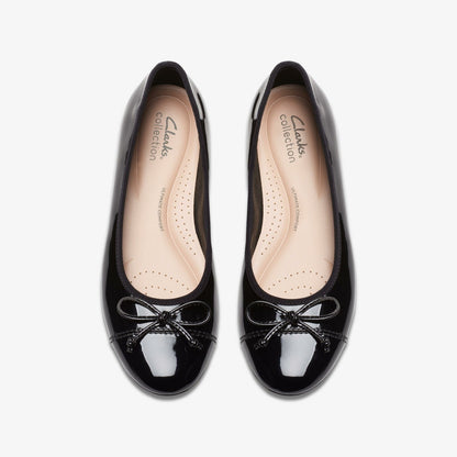 Clarks Women Loreleigh Rae Black Patent