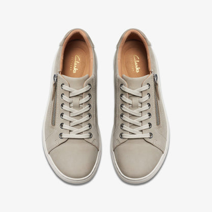 Clarks Women Nalle Lace Stone Nubuck