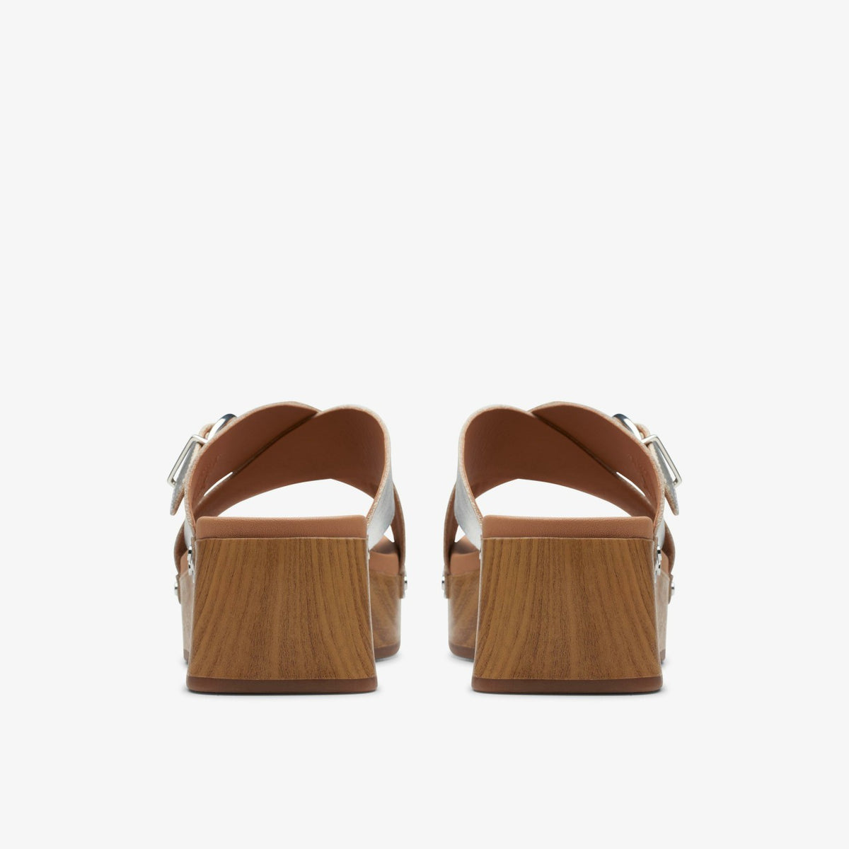 Clarks Women Sivanne Walk Silver Leather