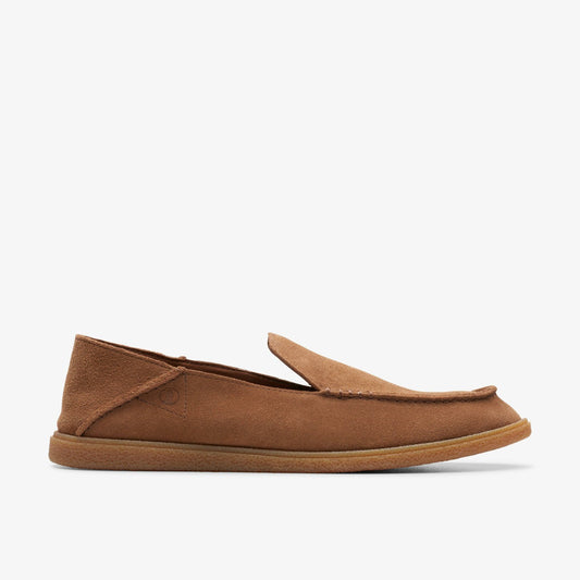 Clarks Men Clark Bay Step Loafer Cola Suede