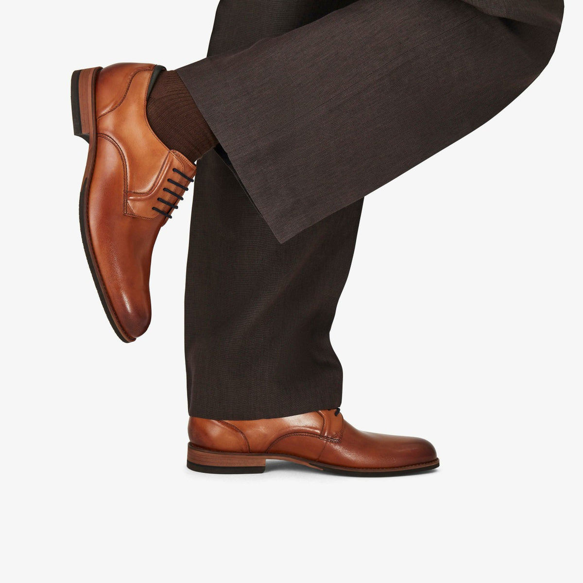 Clarks Men Craft Arlo Lace Tan Leather