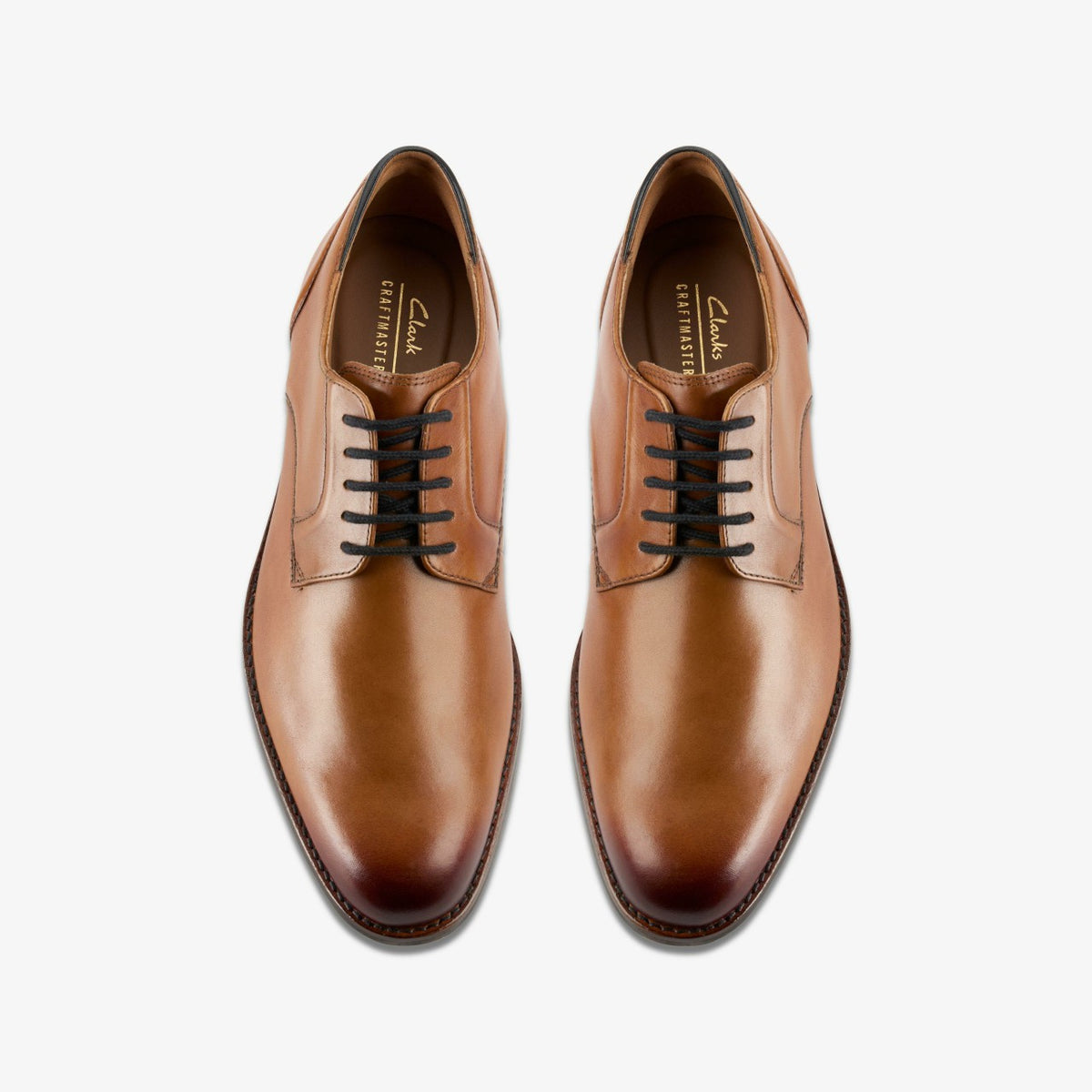 Clarks Men Craft Arlo Lace Tan Leather