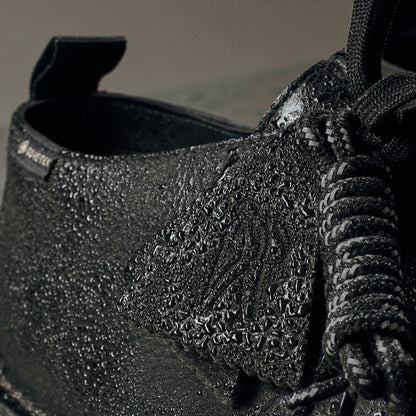 Clarks Men Desert Trek GORE-TEX Black Leather