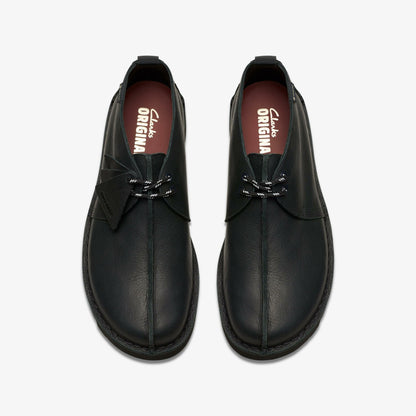 Clarks Men Desert Trek GORE-TEX Black Leather
