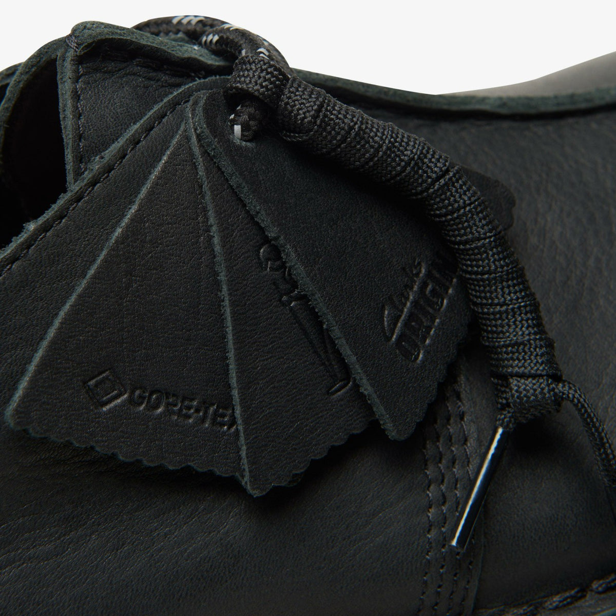 Clarks Men Desert Trek GORE-TEX Black Leather