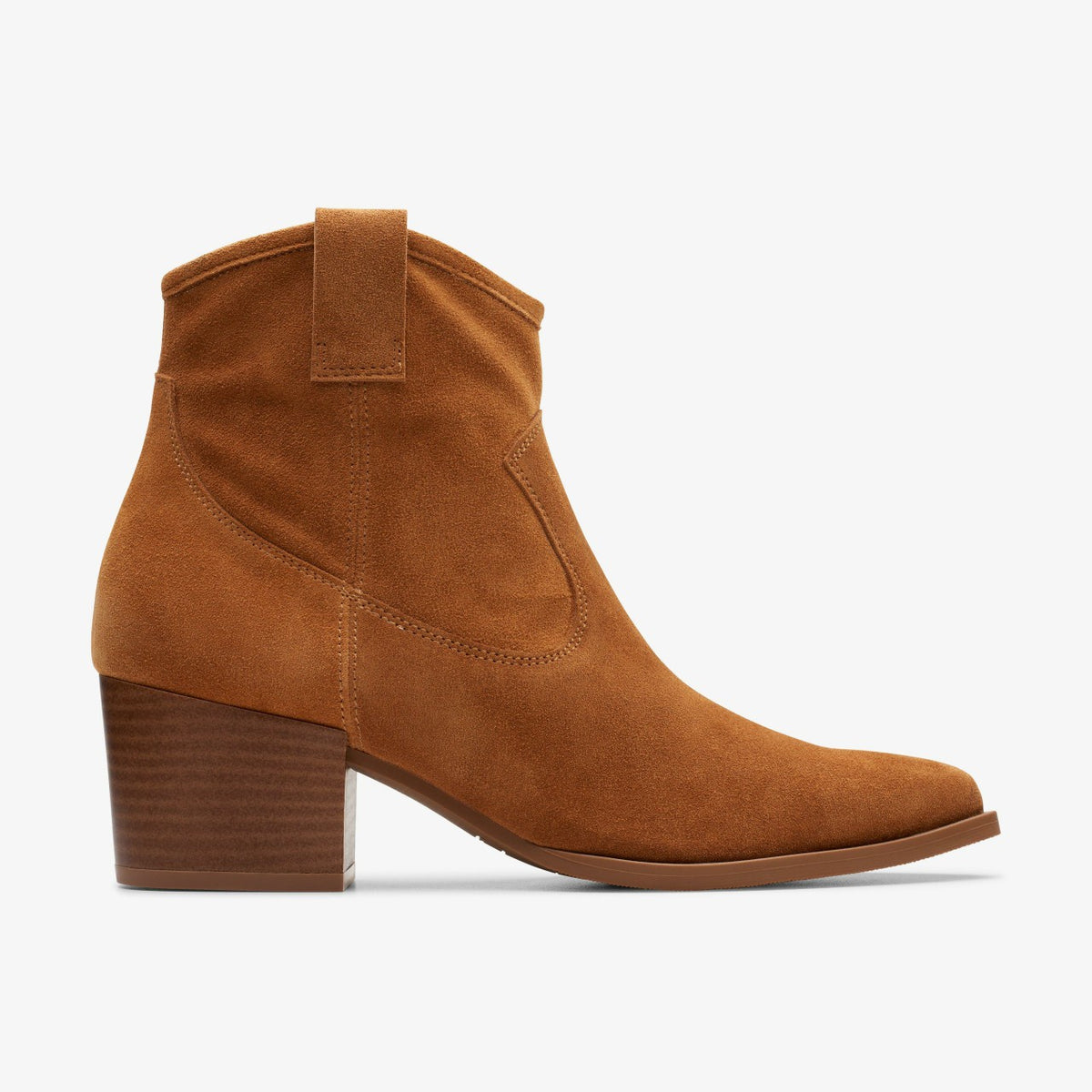 Clarks Women Elder Rae Tan Suede