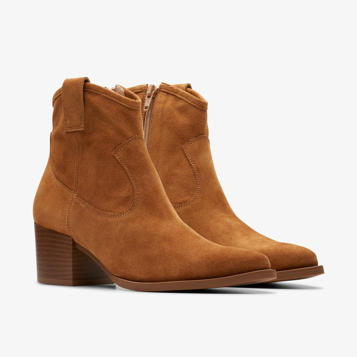Clarks Women Elder Rae Tan Suede