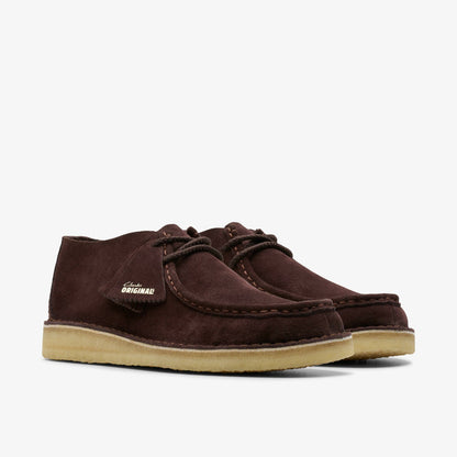 Clarks Men Desert Nomad Deep Brown Suede