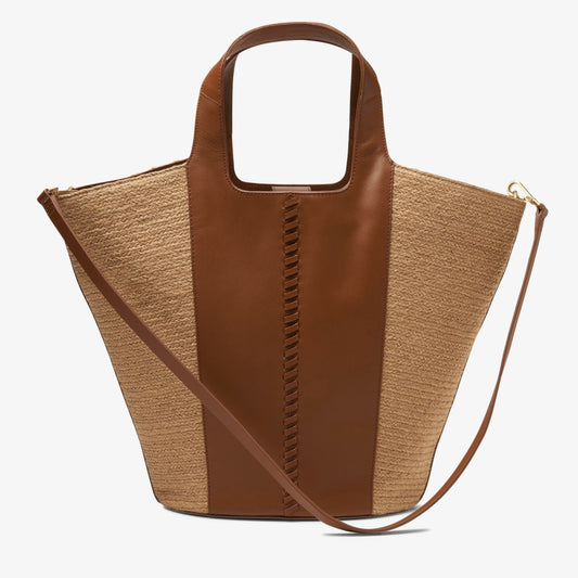 Clarks Women Summery Large Tan Leather