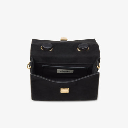 Clarks Women Roslyn Ritzy Black Suede