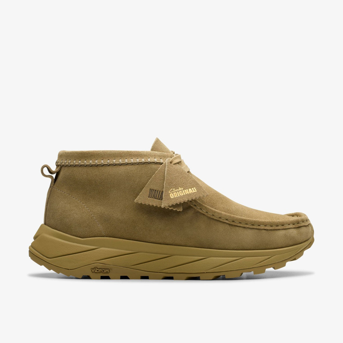 Clarks Men Wallabee Eden Dark Sand Suede