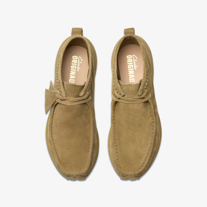 Clarks Men Wallabee Eden Dark Sand Suede