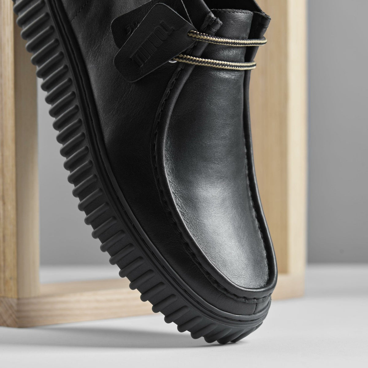 Clarks Men Torhill Hi Black Leather