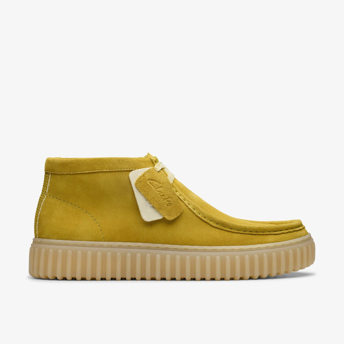 Clarks Women|Men Torhill Hi Lime Suede