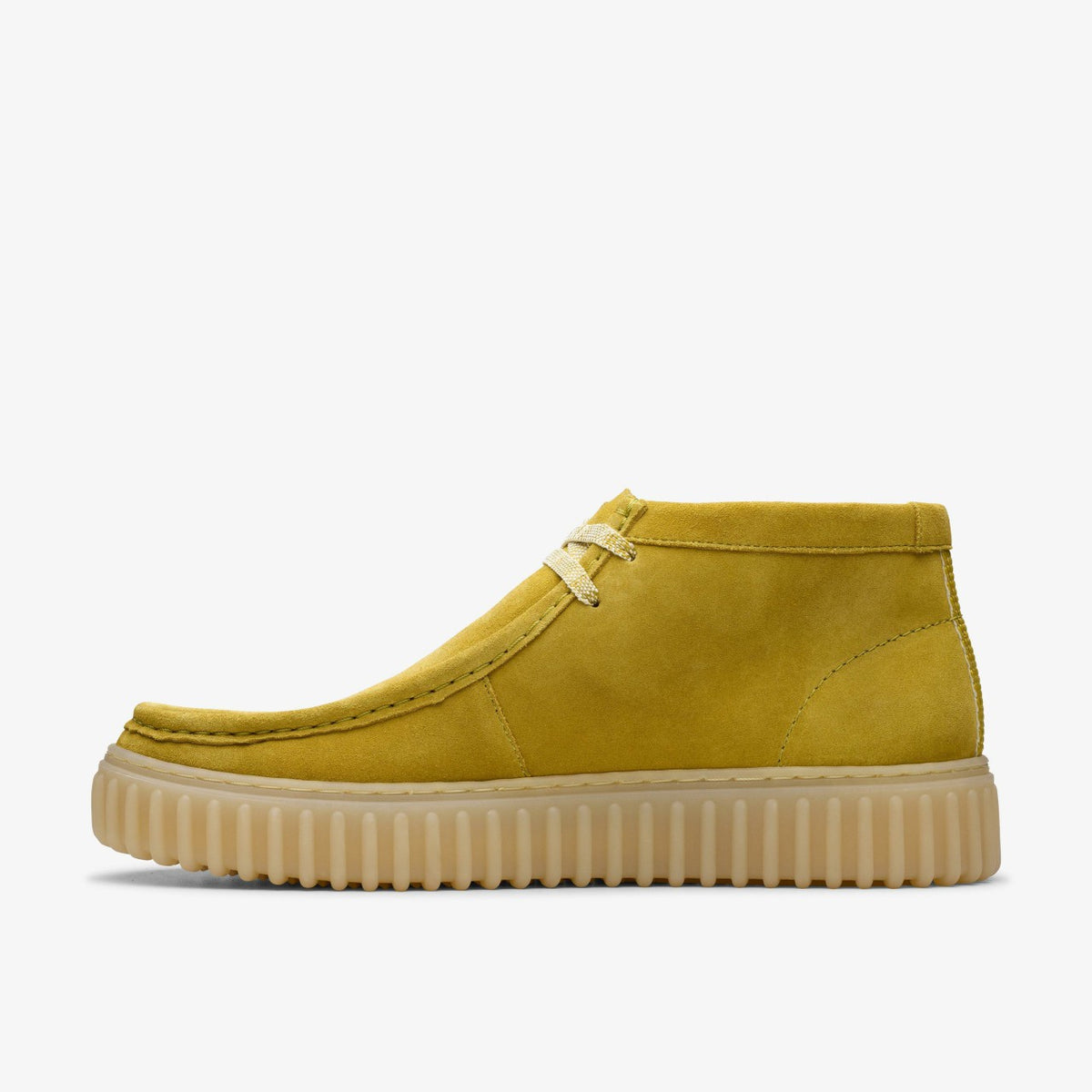 Clarks Women|Men Torhill Hi Lime Suede