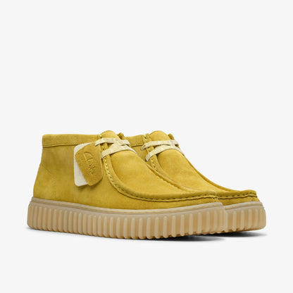 Clarks Women|Men Torhill Hi Lime Suede
