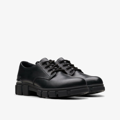 Clarks Kids Evyn Lace Kid Black Leather