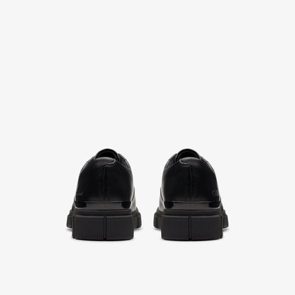 Clarks Kids Evyn Lace Kid Black Leather