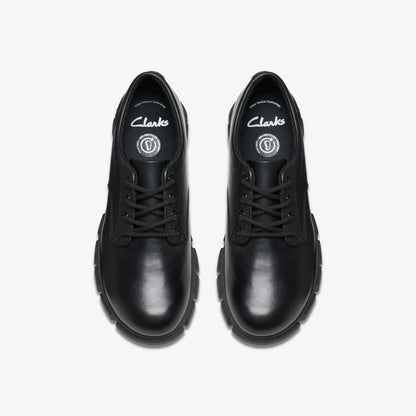 Clarks Kids Evyn Lace Kid Black Leather