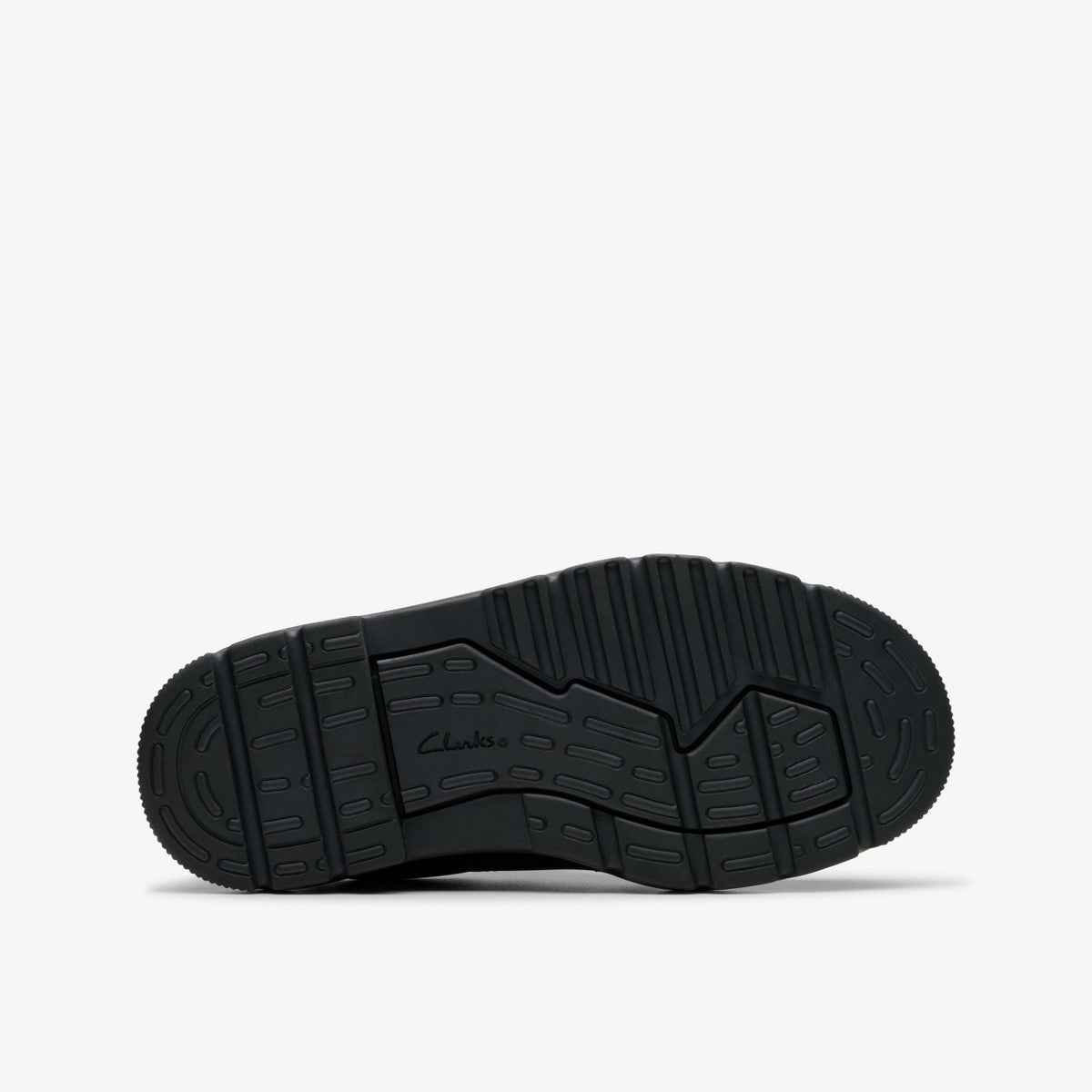 Clarks Kids Lorcam Edge Kid Black Leather