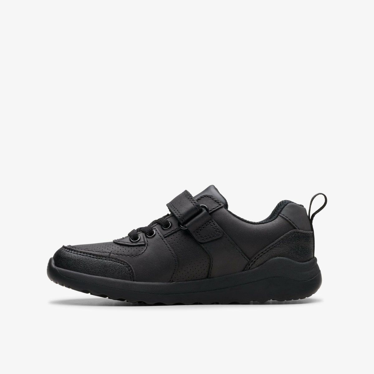 Clarks Kids Daze Bright Kid Black Leather