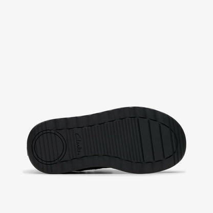 Clarks Kids Daze Bright Kid Black Leather