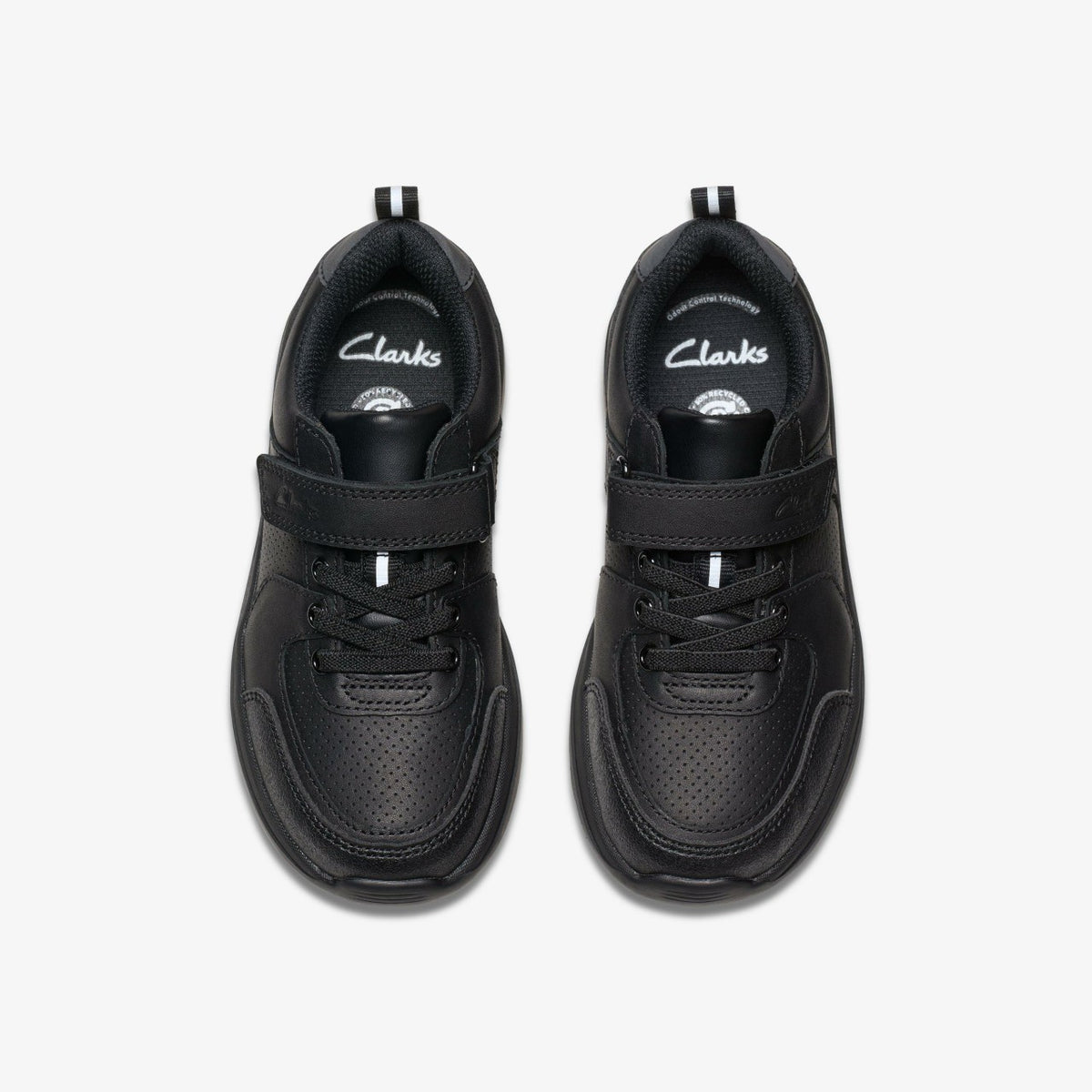 Clarks Kids Daze Bright Kid Black Leather