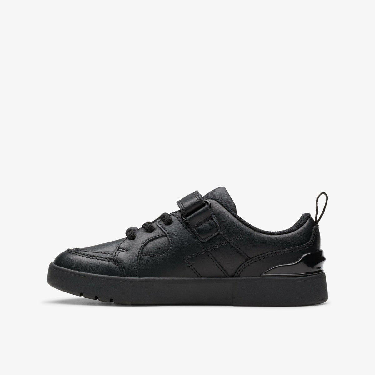 Clarks Kids Oslo Flare Kid Black Leather