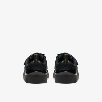 Clarks Kids Oslo Flare Kid Black Leather
