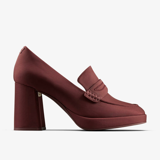 Clarks Women Martine Rose Loafer 2 Oxblood Textile