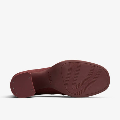 Clarks Women Martine Rose Loafer 2 Oxblood Textile