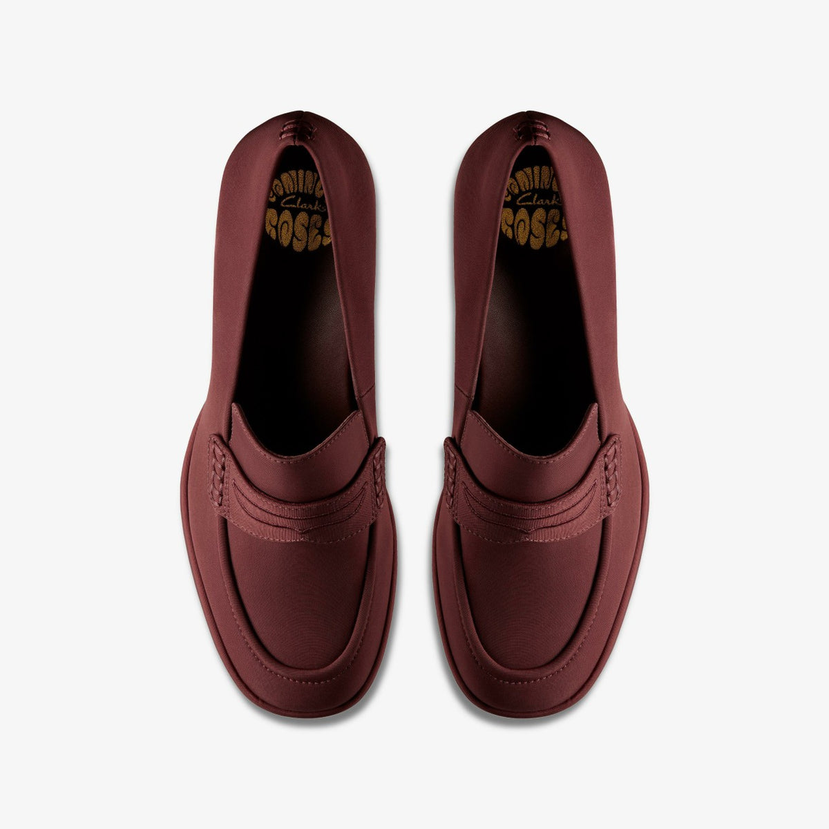 Clarks Women Martine Rose Loafer 2 Oxblood Textile